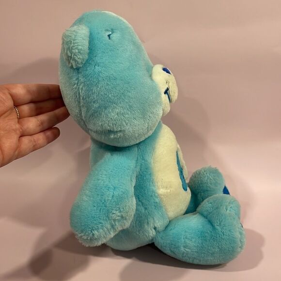 2002 Bedtime Bear Care Bears Play Along 10” Plush Blue Moon & Star Good Used Co… - Picture 4 of 10